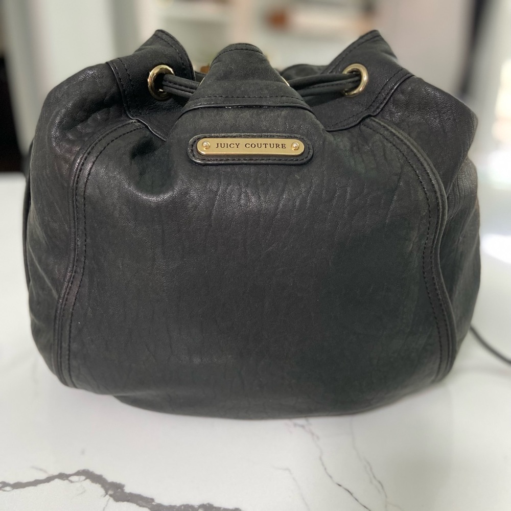 Juicy Couture Large Distressed lamb skin Leather Purse